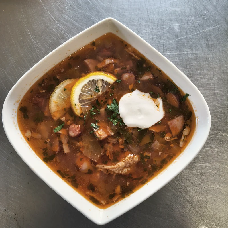 Solanka w restauracji Szafirowy Zakątek w Lubinie